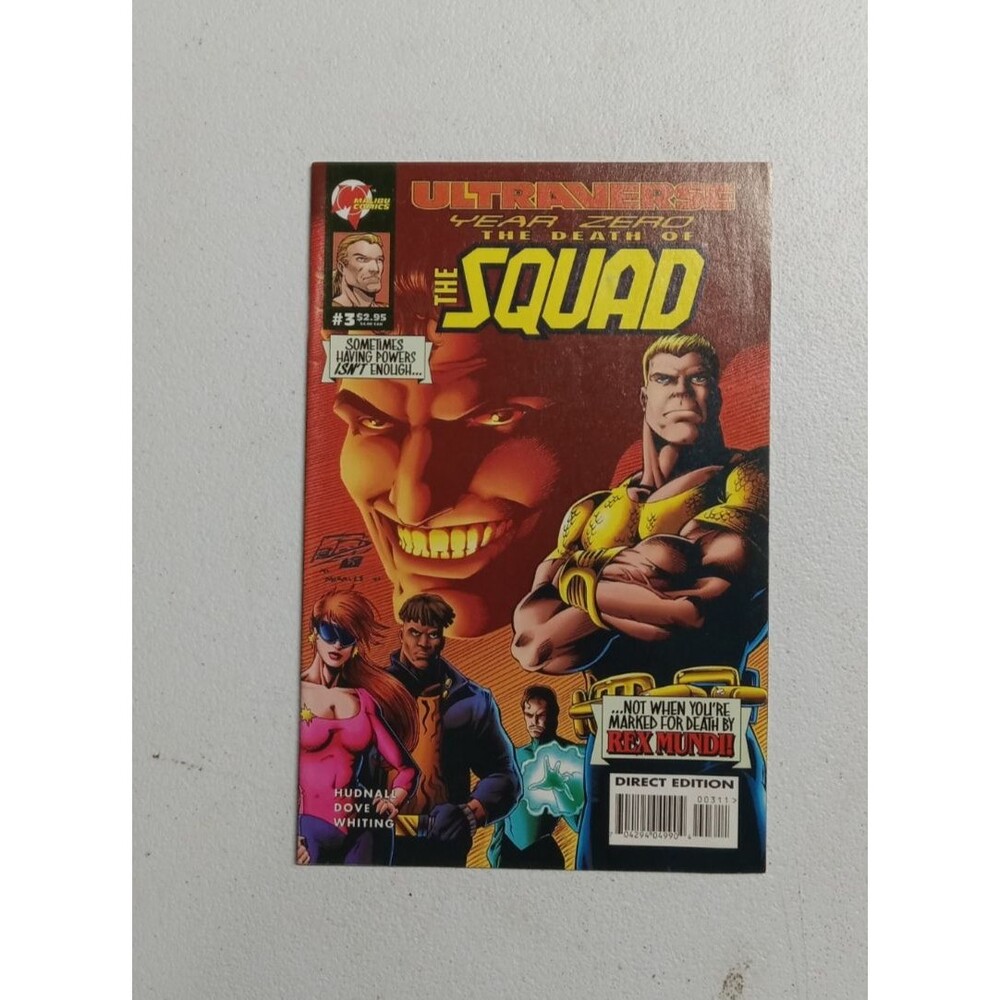 Ultraverse Year Zero The Death of the Squad # 3 (1995) Malibu Comics